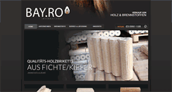 Desktop Screenshot of bayro-brennstoffe.de